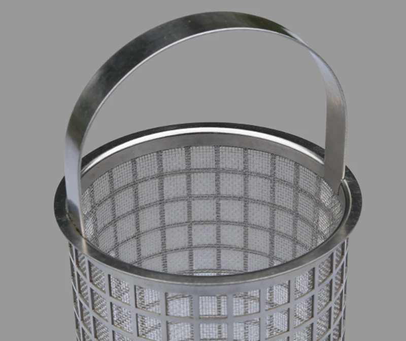 Cestas de filtro de acero inoxidable
