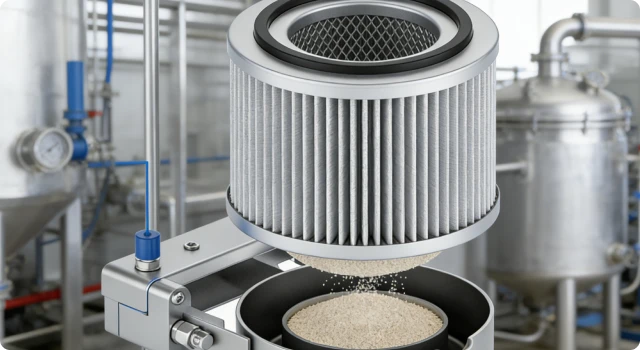 Principio de funcionamiento de los cartuchos de filtro plisados de acero inoxidable