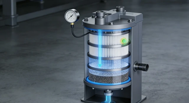 Principio de funcionamiento de los cartuchos de filtro plisados de acero inoxidable